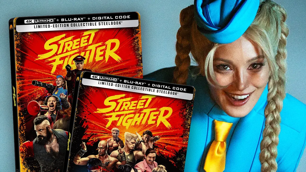Imagem: Steelbook 4K de Street Fighter já está em pré-venda, com variantes Campeão ou Vilão