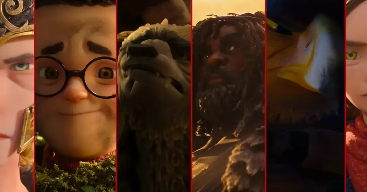 Imagem: O Bosque Selvagem | Novo vídeo de bastidores foca no elenco de dublagem com Charlie Day, Angela Bassett e mais