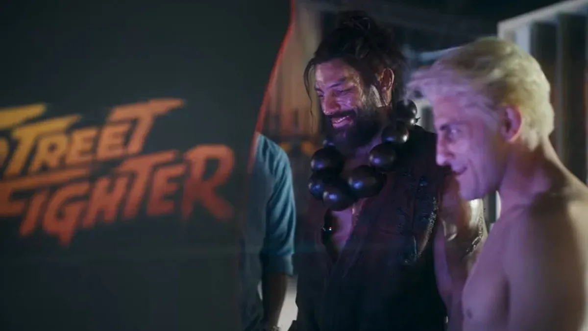 Imagem: Diga Ha-Ha-Hadouken com os erros de bastidores de STREET FIGHTER