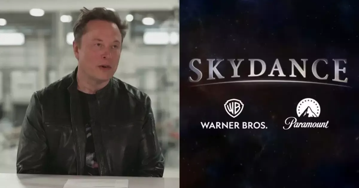 Imagem: Elon Musk investiu US$ 1 bilhão na Skydance, empresa formada por fusão Warner/Paramount
