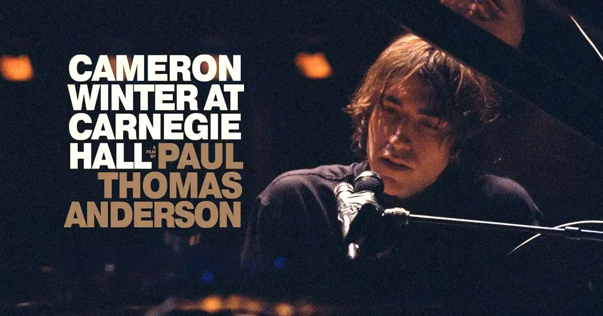 Imagen: Cameron Winter at Carnegie Hall: la película-concierto de Paul Thomas Anderson recibe su primer tráiler