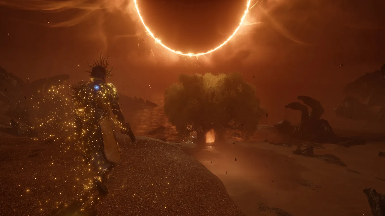 Imagem: PlayStation lança de surpresa a atualização Zenith de Saros com Boss Rush, New Game+ e power-ups de Coroa Dourada estilosos