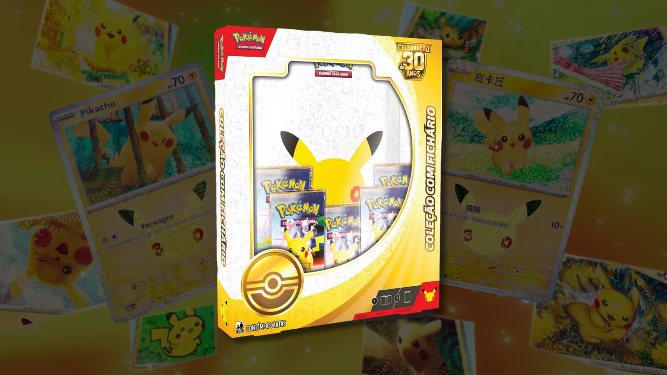 Image: Pokémon TCG 30th Celebration: Binder Box Appears Available at the Official Store on Mercado Livre