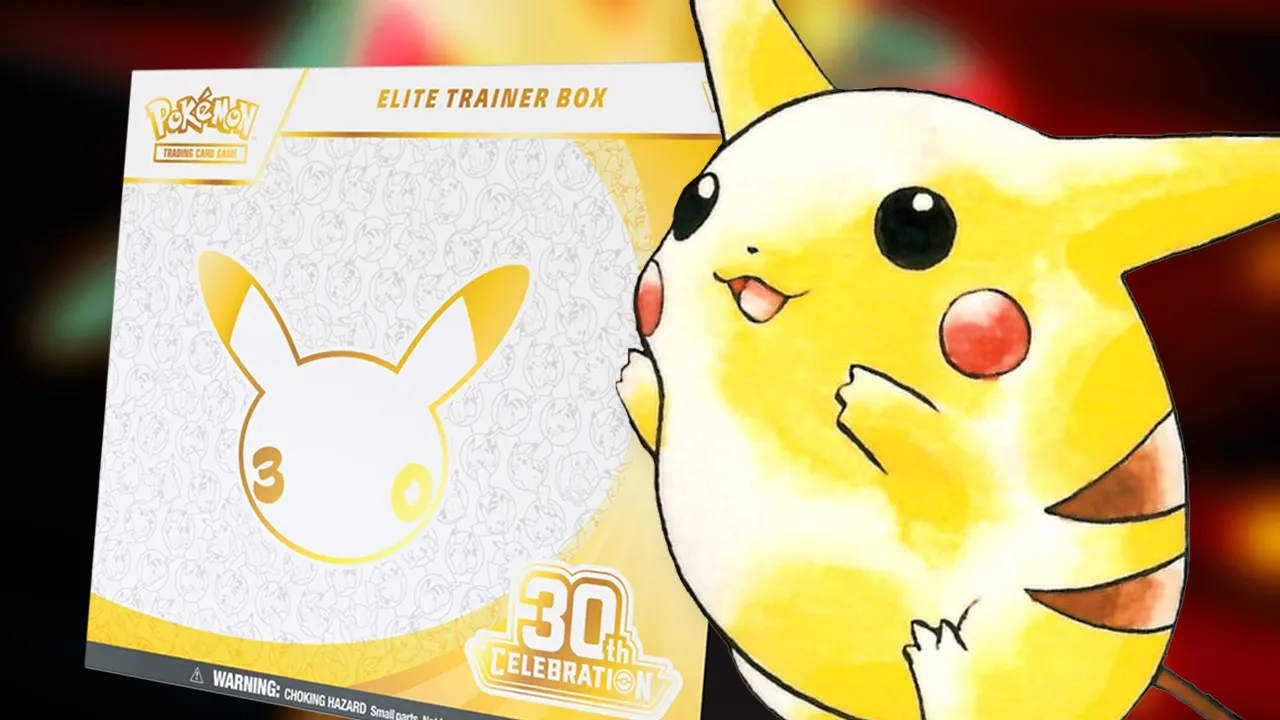 Imagem: Amazon vende ETBs de Pokémon TCG: 30th Celebration abaixo do preço de mercado, se você conseguir um convite