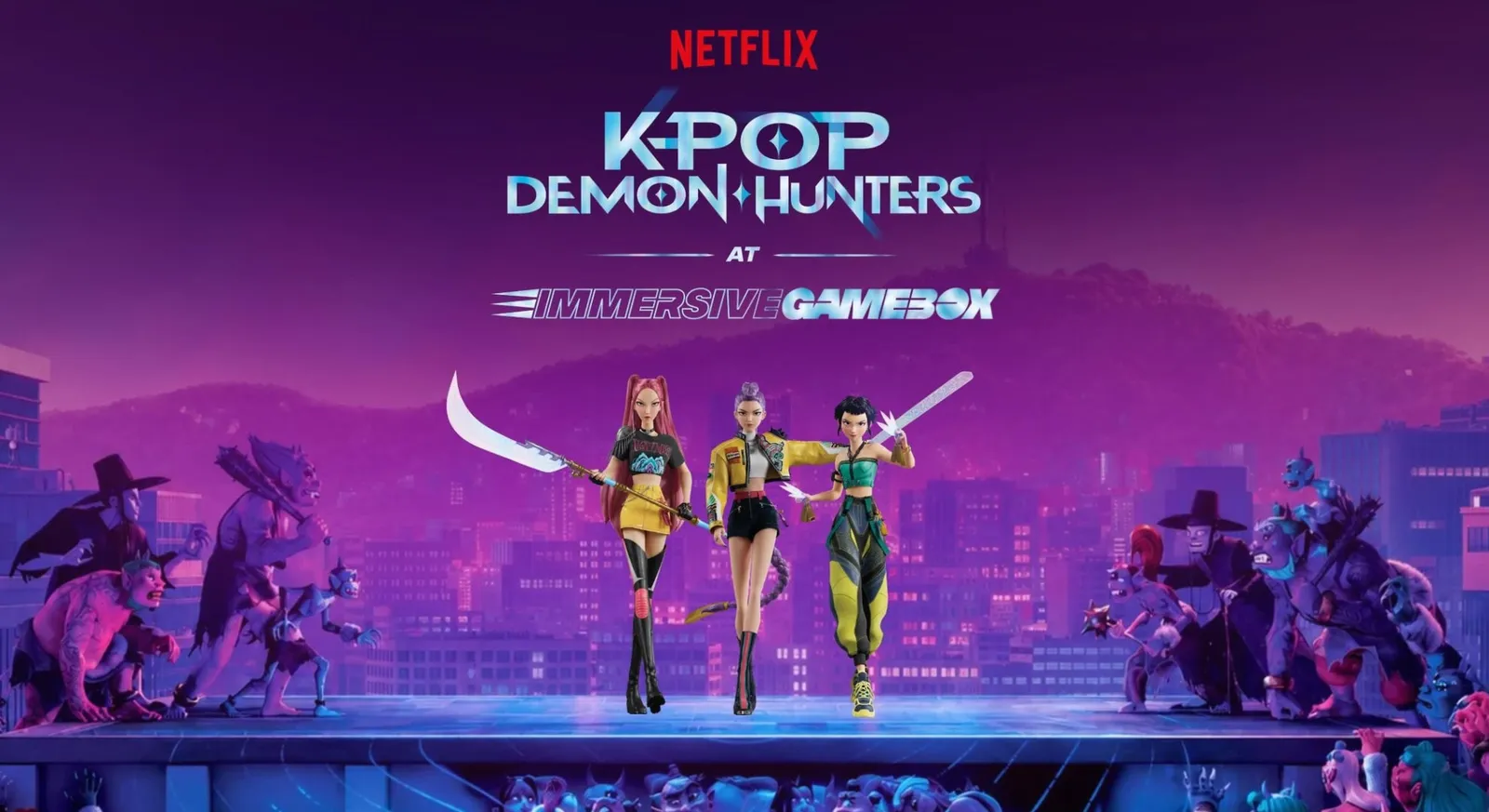 Imagem: KPop Demon Hunters ganha mais uma experiência imersiva de jogos no início de 2027