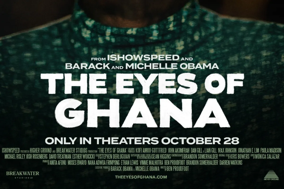 Imagem: IShowSpeed fecha parceria com Breakwater Studios e Higher Ground, dos Obama, para levar o documentário ‘The Eyes of Ghana’ aos cinemas (EXCLUSIVO)