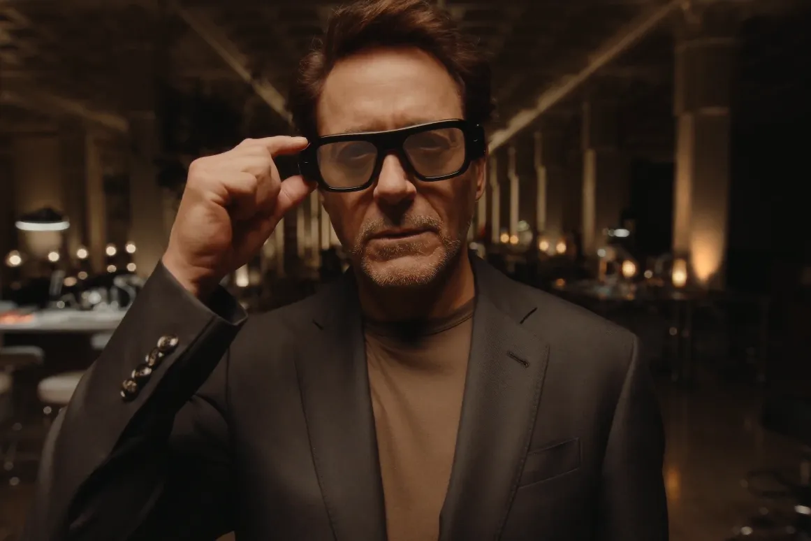 Imagem: Robert Downey Jr. Assina como Garoto-Propaganda dos Óculos de Realidade Aumentada Specs, da Snap, de US$ 2.200