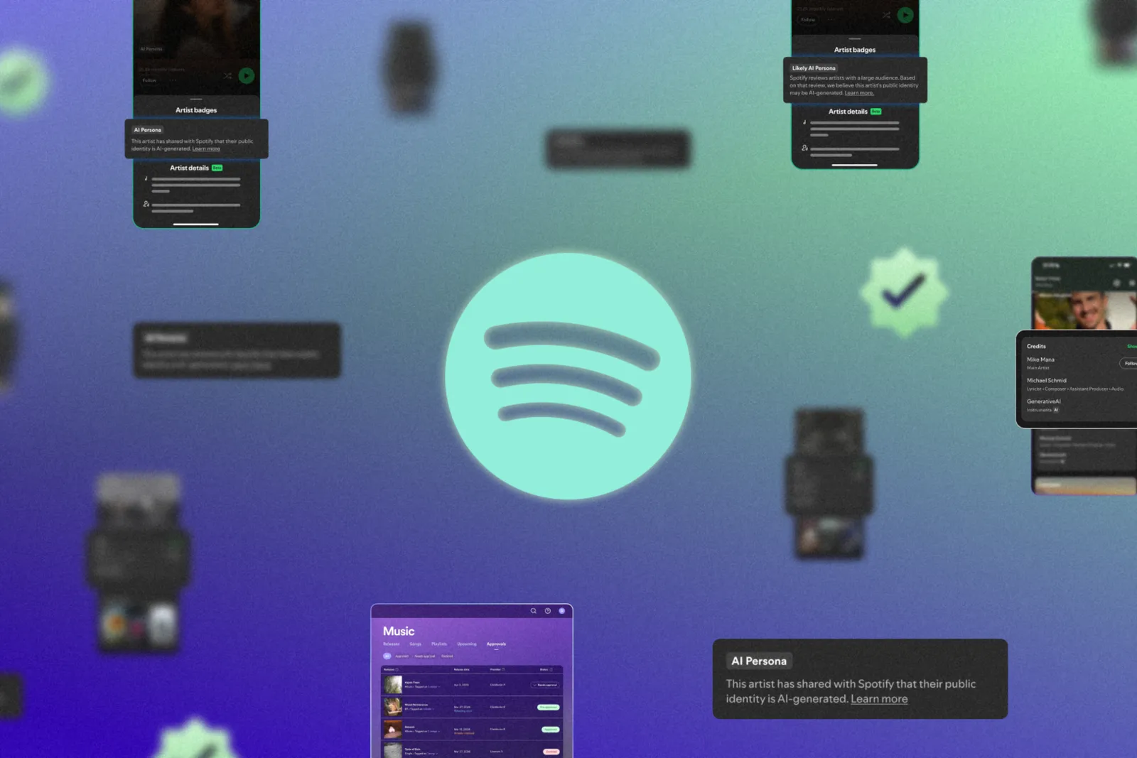 Imagem: Spotify remove 50 milhões de faixas de IA de baixa qualidade das recomendações este ano