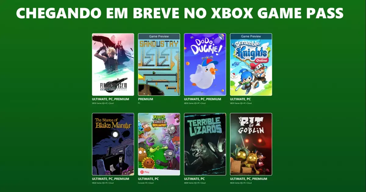 Imagen: Xbox Game Pass anuncia juegos de finales de octubre con Final Fantasy 7 Remake y más