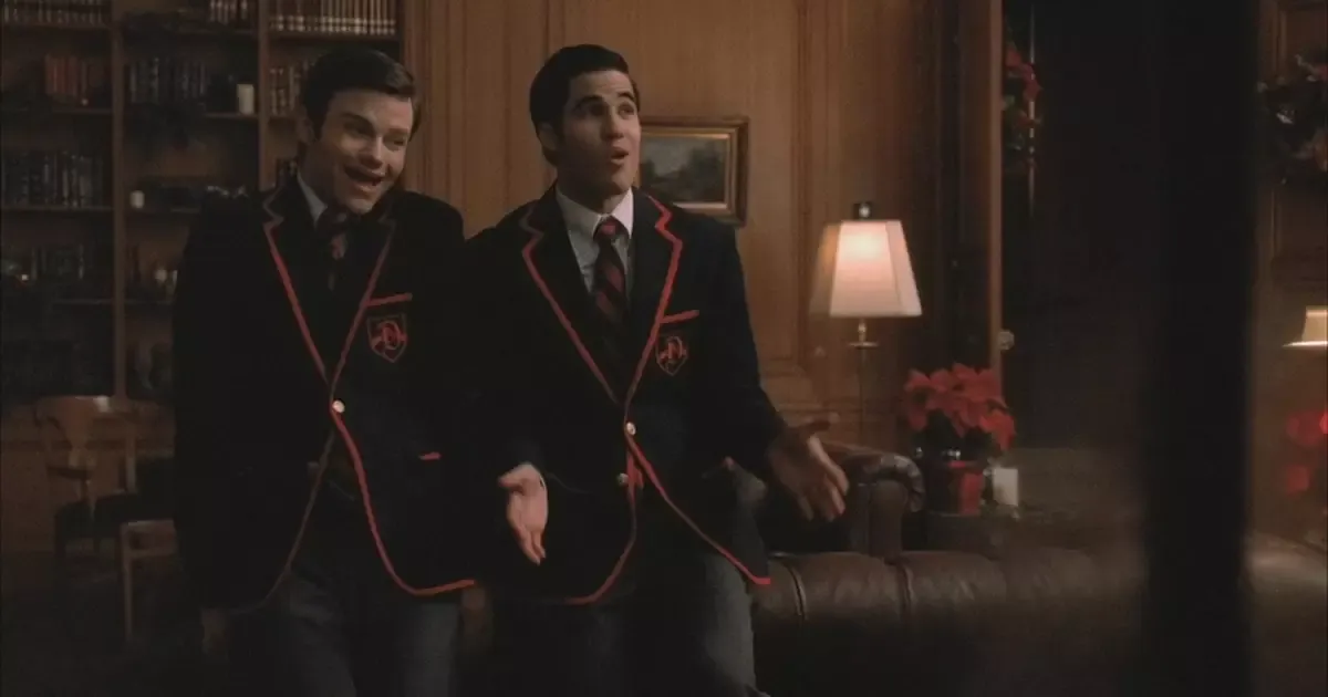 Imagen: Darren Criss y Chris Colfer cantan "Baby, It's Cold Outside" 16 años después del dueto original en Glee