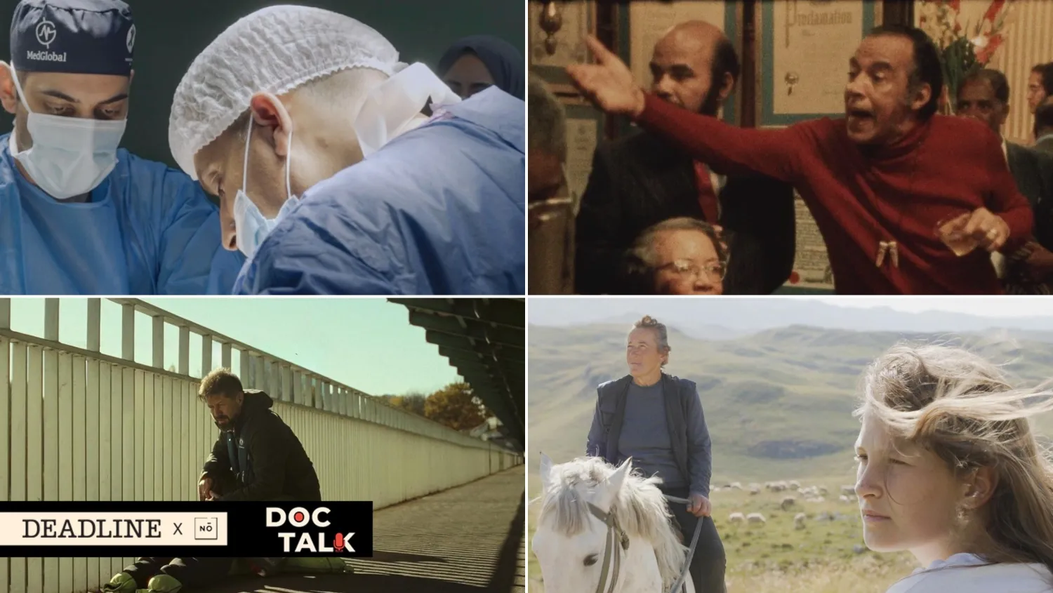 Imagem: Podcast Doc Talk ao vivo do Hot Springs Documentary Film Festival com realizadores de quatro filmes concorrentes ao Oscar