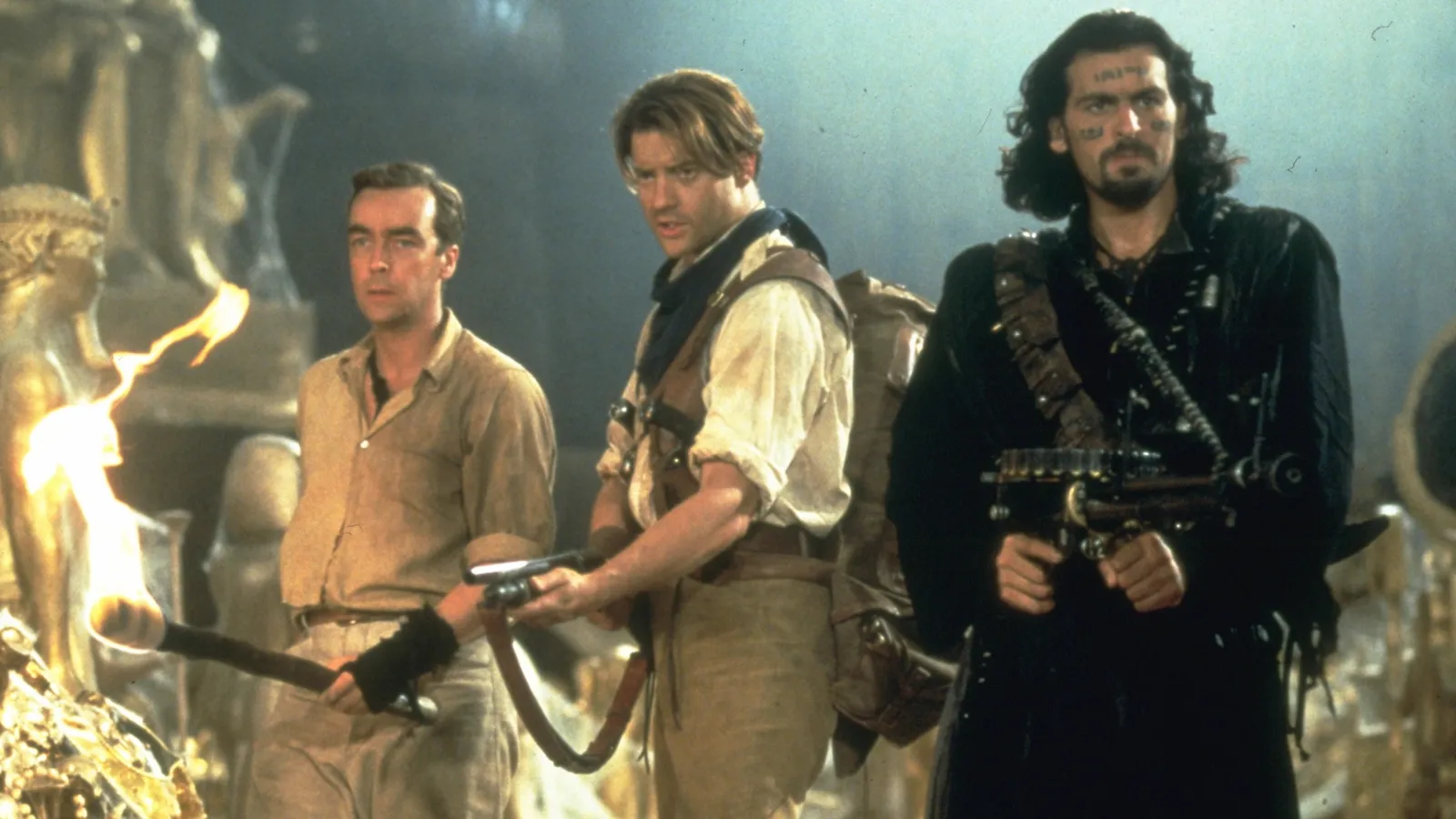 Imagem: Com The Mummy 4 em plena produção, Oded Fehr brinca que The Mummy 3 não existe — embora John Hannah discorde firmemente